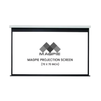 Magpie 70"x70" Electric Projection System Screen